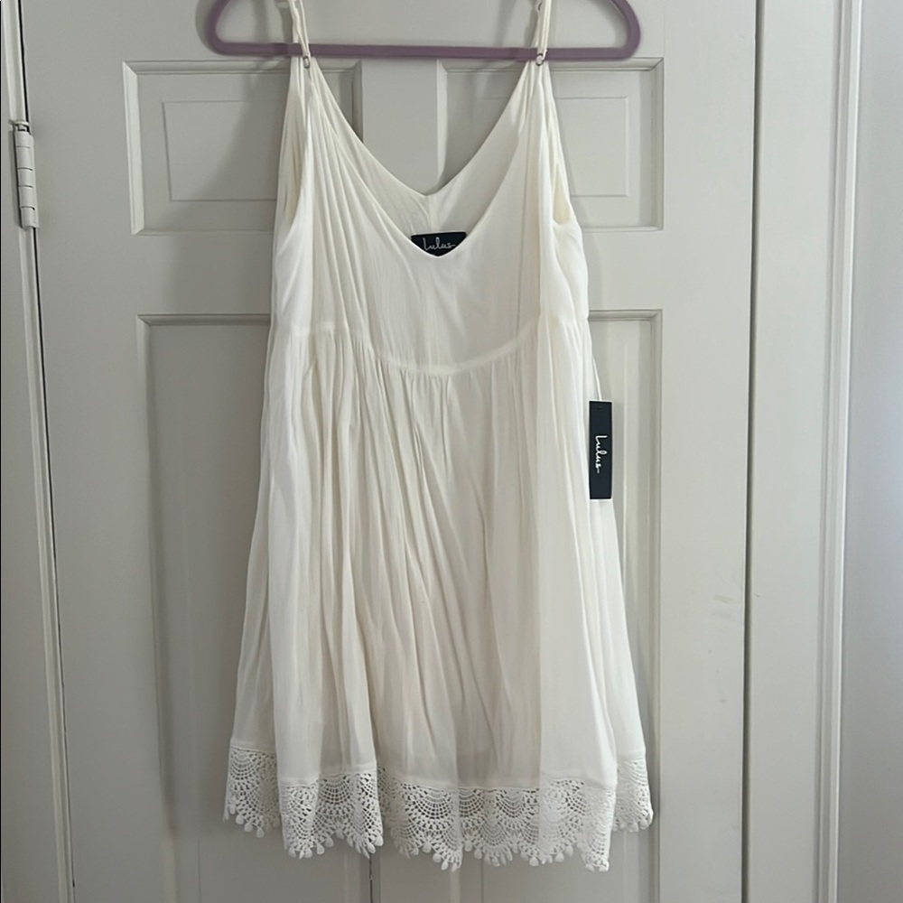 Lulu's White summer dress NWT